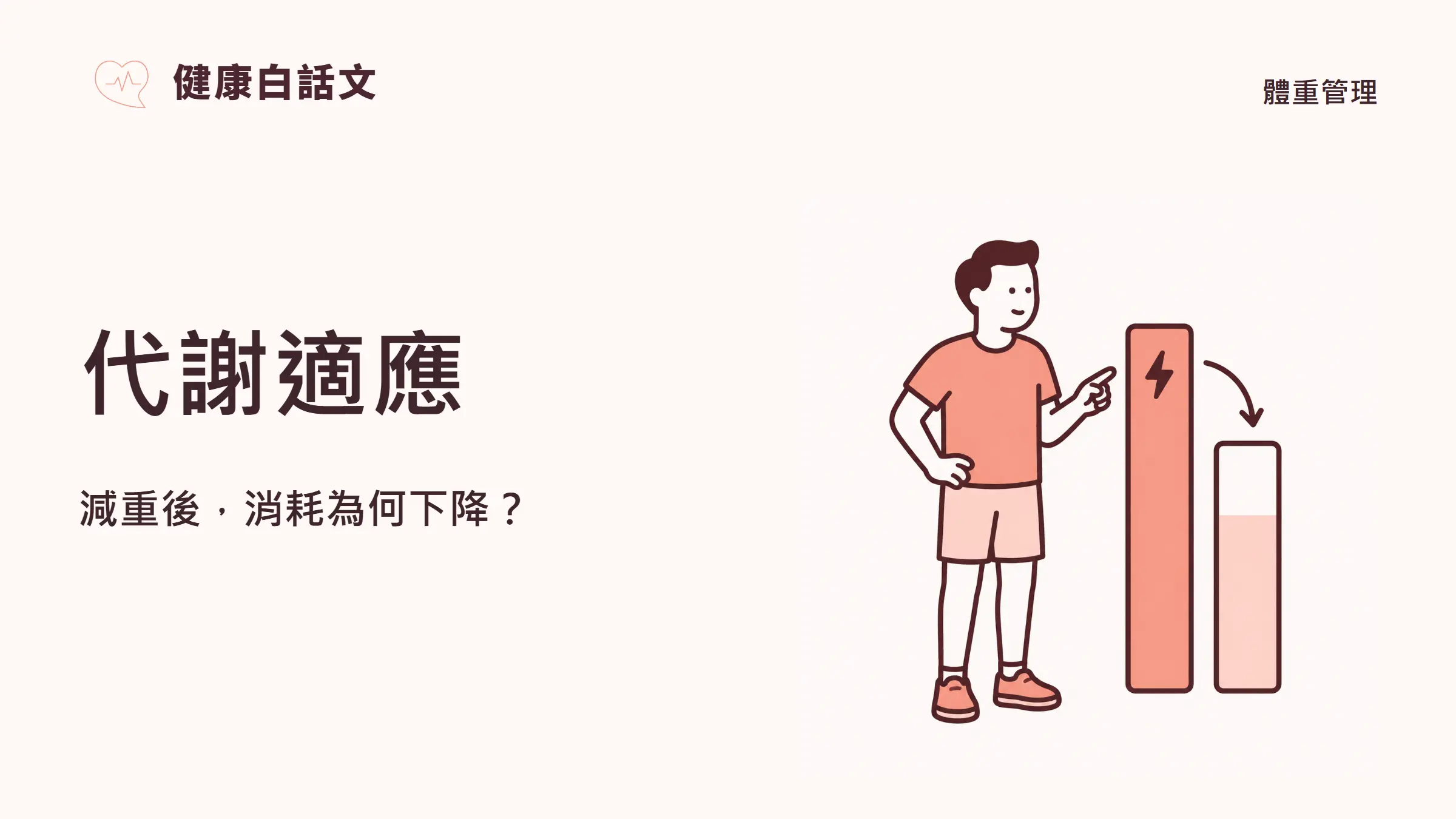 代謝適應:減重後,消耗為何下降?